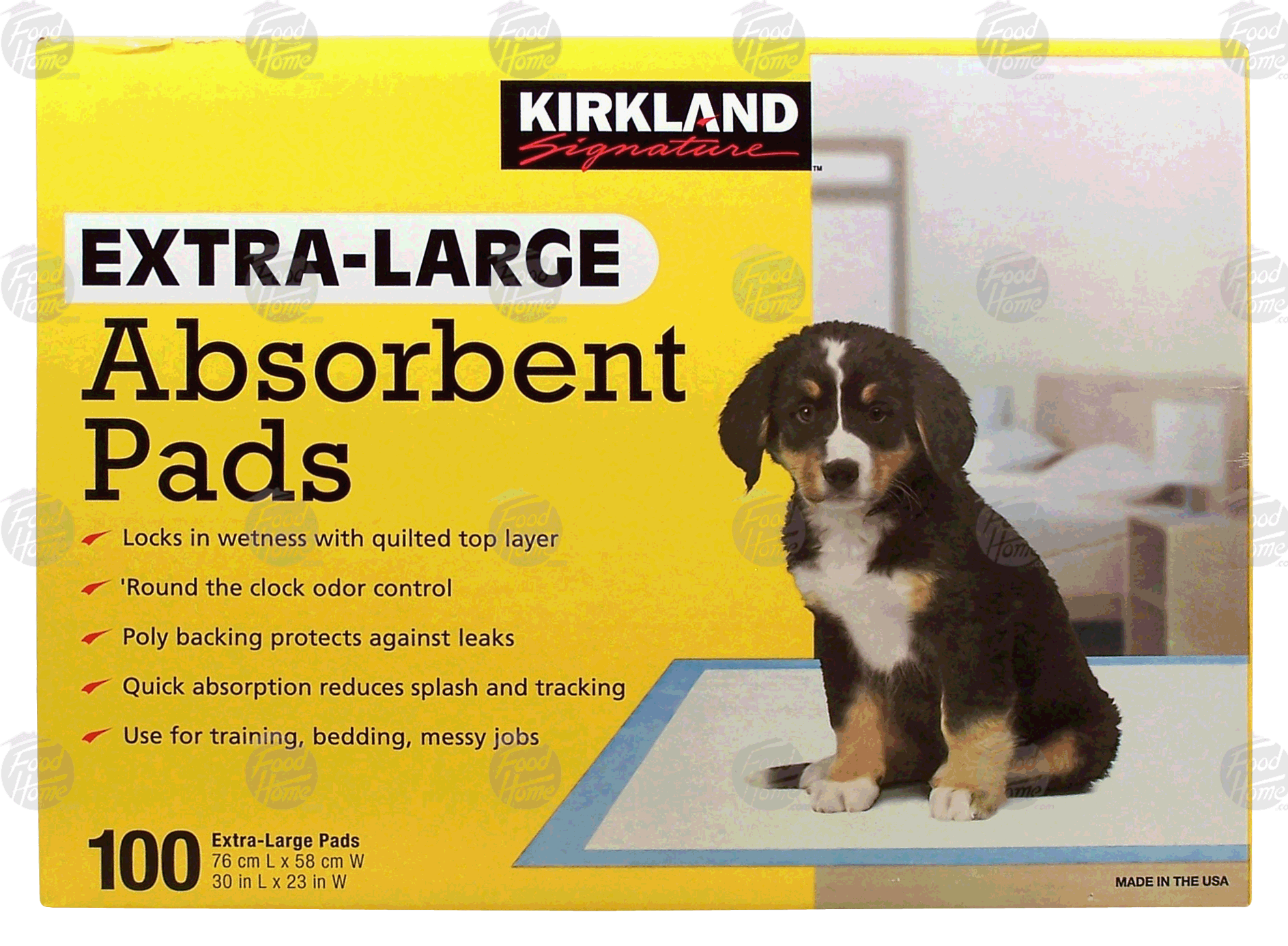 Kirkland Signature  absorbent pads for puppy training, human incontinence, or messy jobs, 30-in x 23-in Full-Size Picture